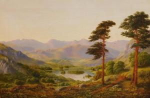 LONGMIRE William Taylor 1841-1914,Grasmere, Westmorland, Rydal Lake from R,1875,Golding Young & Co. 2021-08-25