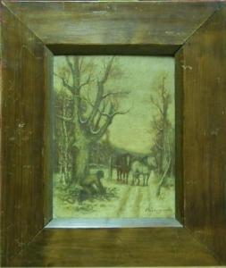 LONGUEVILLE Marcel 1800-1800,Paysan au pied d'un arbre,Millon & Associés FR 2012-01-27