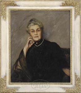 LOOMIS Chester 1852-1924,PORTRAIT OF A SOPHISTICATED WOMAN,James D. Julia US 2010-08-25