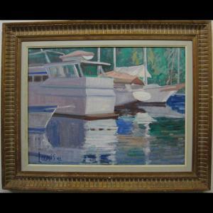 LOOMIS Clarence Ainslie 1917,BOATS AT REST,1992,Waddington's CA 2010-04-19