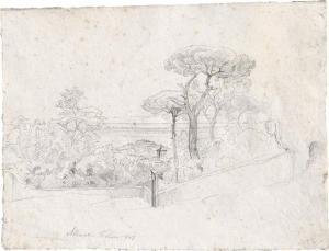 LOOS Friedrich 1797-1890,Blick auf Albano,Galerie Bassenge DE 2023-06-09