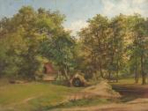 LOOS Friedrich 1797-1890,Landschaft mit Bauernhaus,Von Zengen DE 2018-03-23