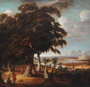 LOOTEN Jan 1618-1681,Extensive Landscape with Stump,Stahl DE 2012-09-22