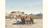 LOPER G 1896-1963,Halte devant les remparts - ,1946,Compagnie Marocaine des Oeuvres et Objets d'Art 2005-12-17