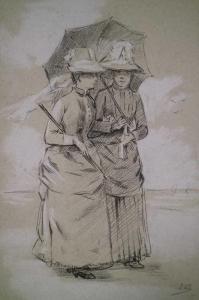 Lopes Silva Lucien 1862,Sketches of Ladies at Leisure,1883,Halls GB 2020-12-09