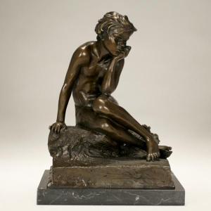 LOPEZ Jai,figure of nude young man,Ripley Auctions US 2011-04-20