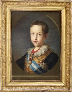 LOPEZ PIQUER Bernardo,Retrato de Don Francisco de Asís de Borbón niño,Goya Subastas 2021-05-06