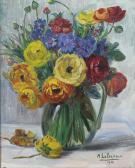 LORAIN Marguerite,Still Life with Flowers,1926,Clars Auction Gallery US 2017-04-23