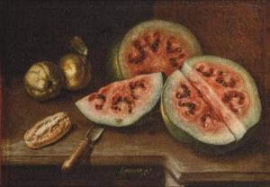 LORENTE FELIX 1712-1787,Still life with watermelons,Subastas Segre ES 2020-12-15