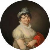 LORENTZEN C.A 1800-1800,Portrait of a woman dressed in white,Bruun Rasmussen DK 2014-11-24