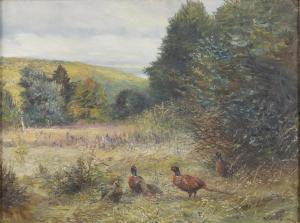 LORENZ Willy 1901-1981,Pheasants on the edge of the forest,Desa Unicum PL 2024-04-16