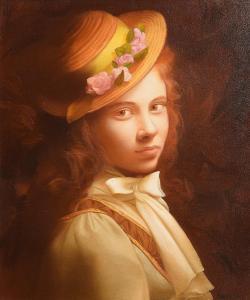 LORENZETTI Giovanni 1952,Portrait of a Young Lady,Morgan O'Driscoll IE 2015-10-12