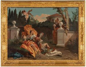 LORENZI Francesco,Rinaldo e Armida nel suo giardino magico,Wannenes Art Auctions 2024-03-05