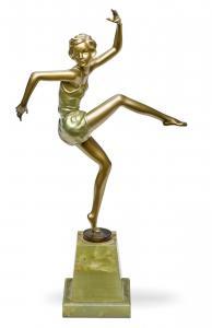 LORENZL Josef 1892-1950,figure of a gymnast,1925,Bonhams GB 2017-05-16
