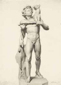 LORICHON Claude Louis Antoine 1800-1855,Le Faune au chevreau,1818,Christie's GB 2014-03-26