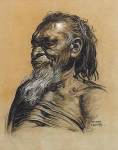 LORIMER Vernon 1888-1978,Study of an Aboriginal man,Bonhams GB 2010-06-26