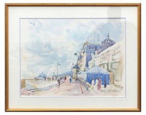 LORIOT Bernard 1925-1998,Promenade à Cabourg,Tradart Deauville FR 2019-08-20