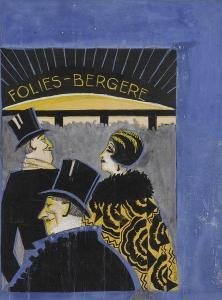 LORIS Fabien 1900-1984,Folies Bergère,1925,Chevau-Legers Encheres Martin-Chausselat FR 2012-02-12