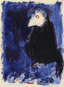 LORJOU Bernard 1908-1986,L'oiseau noir,Etienne de Baecque FR 2010-11-07