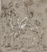 LOTH Johan Karl, Carlo 1632-1698,Das Martyrium des hl. Eugenius,1691,Galerie Bassenge DE 2020-06-03