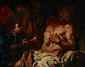 LOTH Johan Karl, Carlo 1632-1698,La mort de Caton d'Utique,Aguttes FR 2024-03-21
