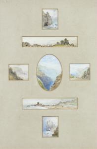 LOTT Frederick Tully 1800-1900,1. Cave at Grêne de Lecq, Jersey,Bonhams GB 2012-09-26