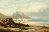 LOTT Frederick Tully 1800-1900,A view across the bay to Mont Orgueil, Jersey,Bonhams GB 2014-04-15