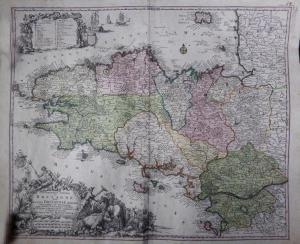 LOTTER Tobias Konrad 1717-1777,Carte du gouvernement géné,Saint Germain en Laye encheres-F. Laurent 2019-06-30
