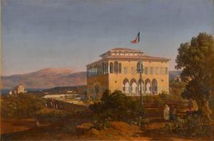 LOTTIER Louis 1815-1892,Palais Jeday, Beirut,Sotheby's GB 2021-07-14