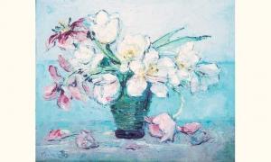 LOTTIS de Marguerite 1900-1900,vase de fleurs,Boisgirard & Associés FR 2005-03-21