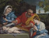 LOTTO Lorenzo 1480-1556,The Holy Family with Saint Catherine of Alexandria,Christie's GB 2014-01-29