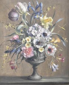 LOUDON Terence 1931-1949,Spring Flowers,1947,Halls GB 2022-11-09