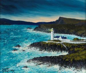 LOUGHREY Sean,INCOMING STORM AT FANAD HEAD,Ross's Auctioneers and values IE 2024-03-20
