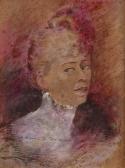 LOUGUININE WOLKONSKY Marie 1875-1960,PORTRAIT D\’ARISTOCRATE,1899,Versailles Enchères FR 2021-03-21
