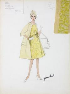 LOUIS Jean,Costume Design/Illustration for Marilyn Monroe,1962,Clars Auction Gallery 2017-06-18