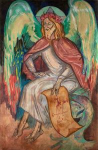 LOUKINE Rostislas 1904-1988,The Fallen Angel,1952,MacDougall's GB 2021-10-06