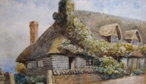 LOUND Thomas 1802-1861,thatched cottage,Eastbourne GB 2009-07-23