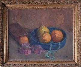 LOURIER Jeanne 1872-1955,Nature morte aux fruits,Etienne de Baecque FR 2022-01-13