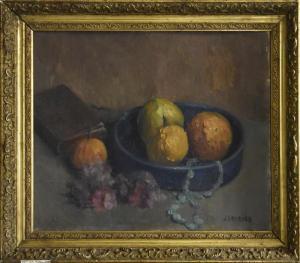 LOURIER Jeanne 1872-1955,Nature morte aux fruits,Etienne de Baecque FR 2019-12-19