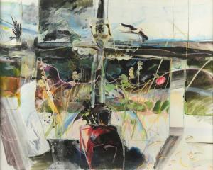 LOUTIT Nicky,Landscape with Crucifix,Cheffins GB 2023-02-23