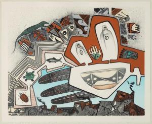 LOVATO CHARLES FREDERIC 1937-1987,Thrust Into the Maze,Santa Fe Art Auction US 2024-03-13