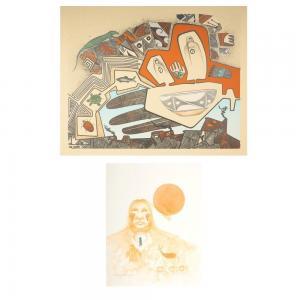 LOVATO CHARLES FREDERIC 1937-1987,Thrust into the Maze,1981,Santa Fe Art Auction US 2023-03-15