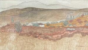 LOVEDAY ROSS 1946,Welsh mountain landscape scene,Lacy Scott & Knight GB 2023-03-17