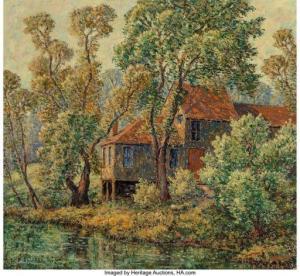 LOVEJOY Rupert S 1885-1975,Walter Griffin's Studio on the Stroudwater,1937,Heritage US 2021-09-09