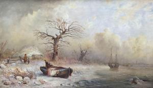 LOVELL John,A Winter Scene,1888,Duggleby Stephenson (of York) UK 2023-09-08
