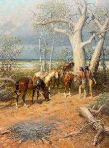 LOVELL Tom 1909-1997,Cottonwood Gazette (2 paintings),1983,Scottsdale Art Auction US 2024-04-12