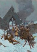 LOVELL Tom 1909-1997,Soldiers among ruins,Swann Galleries US 2017-03-21