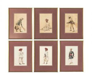 LOVETT ALFRED CROWDY,A group of six drawings of Indian tradesmen and se,Christie's 2017-04-26