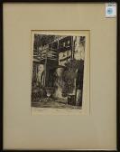 LOVING Eugene E 1908-1971,The Claiborne Court Old New Orleans,Clars Auction Gallery US 2014-02-15