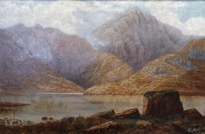 LOWE G.E 1800-1800,Mountainous lake scene,19th century,The Cotswold Auction Company GB 2021-07-27